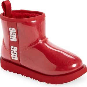 Ugg big girl Mini Classic II Waterproof Clear Boot